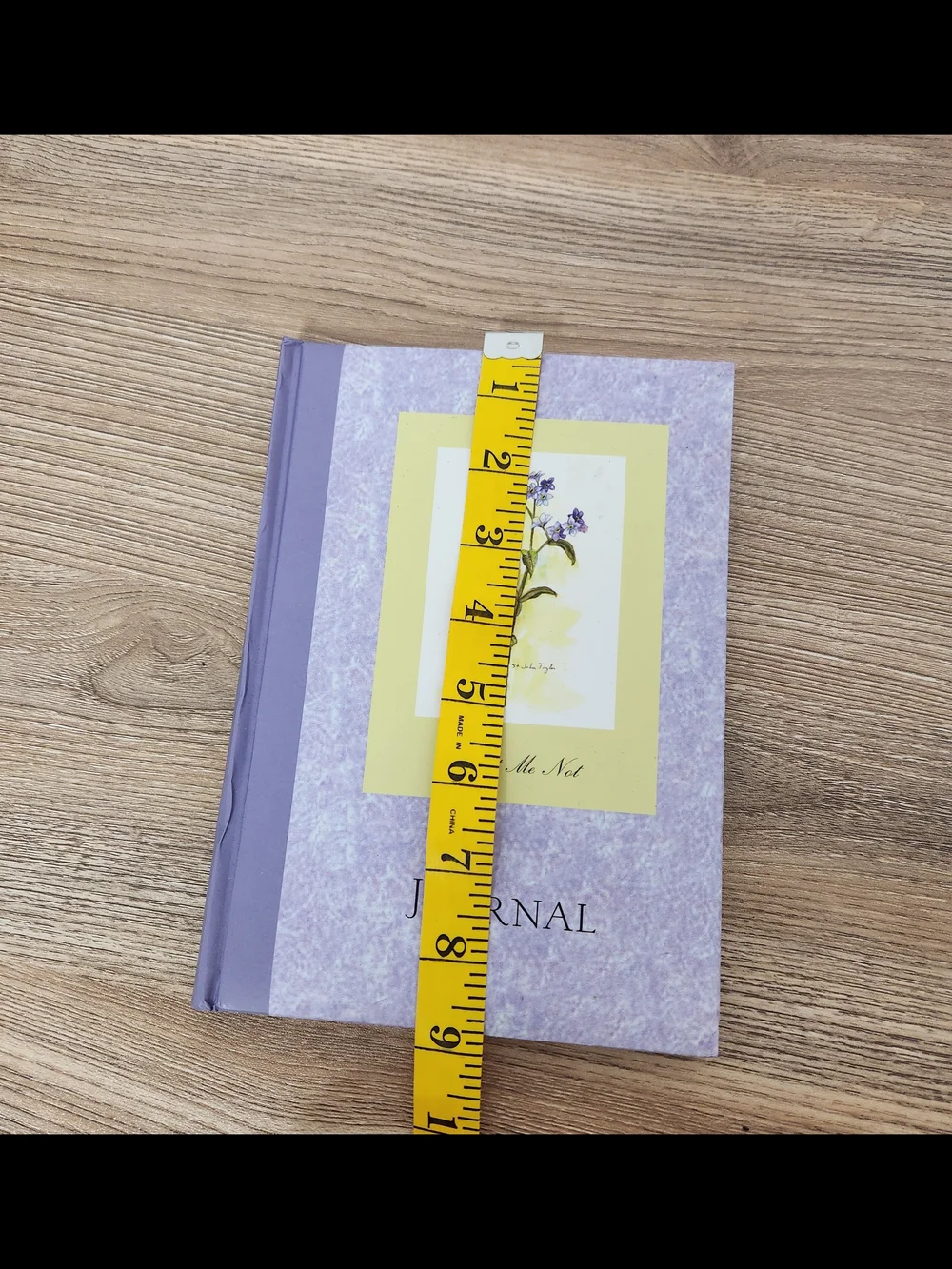 Christian Reflection Journal Forget Me Not Purple Hardcover Illustrated Lined